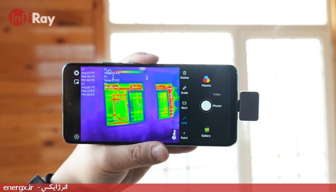 دوربین حرارتی InfiRay - ترموویژن - استفاده از دوربین حرارتی InfiRay P2 Pro برای گوشی های هوشمند
