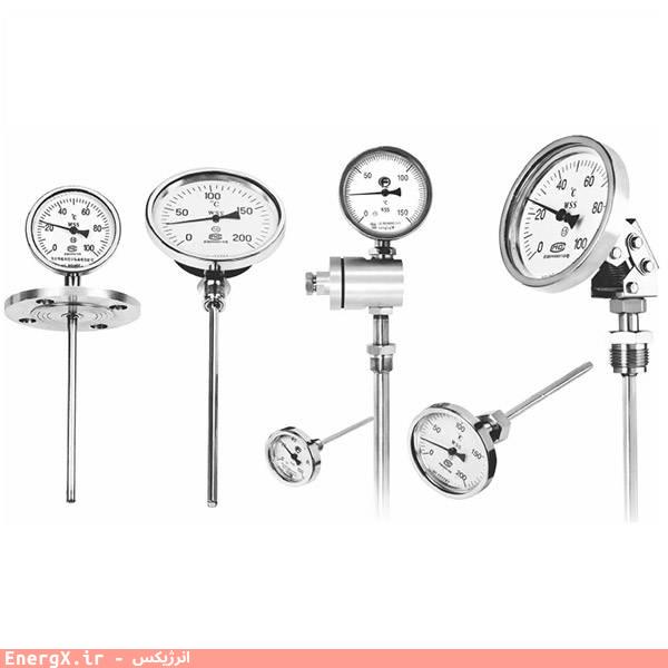 ۱. دماسنج بی&zwnj;متال (Bimetal Thermometer)